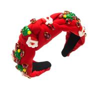 PTILSERY Diademas de nudos para mujer y niña, diadema de Navidad para spa, diadema multiusos para tomar fotos