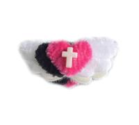 PTILSERY Lindas horquillas para el pelo con forma de corazón para mujeres y niños, tocado peludo, accesorios Sweet Y2K para niñas