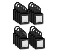 PTILSERY Práctica caja de regalo de papel kraft para vino con ventana y gancho de transporte, elegantes bolsas de embalaje de galletas de caramelo