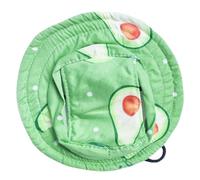 PTILSERY Sombrero para mascotas al aire libre para Sunbonnet, traje de diablo, sombrero deportivo con agujeros para las orejas y correa para mascotas