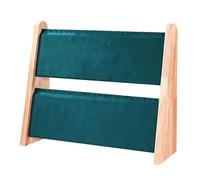 PTILSERY Soporte de madera resistente hecho a mano con diseños de doble capa, accesorio de joyería para decoración del hogar y tienda, uso diario