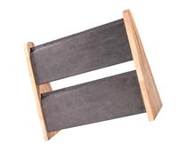 PTILSERY Soporte de madera resistente hecho a mano con diseños de doble capa, accesorio de joyería para decoración del hogar y tienda, uso diario