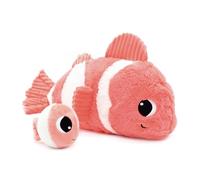 PTIPOTOS by Les DEGLINGOS - BIGOU Le Pisson Clown Mamá/Bebe - Peluche Ultra Suave - Regalo de Nacimiento de cumpleaños - 38 cm - Aqua