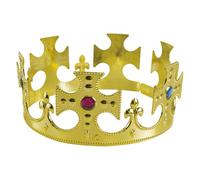 P'tit Clown 17160 - Corona de Rey, Color Dorado con Piedras de Colores
