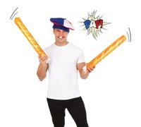 P'tit Clown Clap-Palillos inflables-55 cm, Color Beige (Ptit Clown 22393)