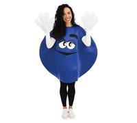P'tit Clown- Costume Bonbon-Adulte Disfraz, Color Azul, Talla única (76703)