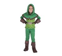 P'TIT CLOWN - Disfraz de Robin des Bois™ infantil con licencia oficial - Robin Hood Costume - Disfraz Archer - Perfecto para cumpleaños, Carnaval, Cosplay, Halloween, fiesta de disfraces (10-12 años)