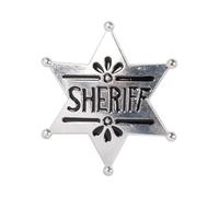 P'tit Clown Estrella del Sheriff, 70108, Metal, 5 x 5