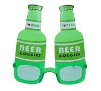 P'TIT CLOWN Gafas de fantasía - Funny Party Glasses - Adulto Disfraz de Carnaval, Cosplay, Fiesta de cócteles, Fiesta Tropical - Plástico (Lunettes Cerveche)