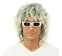 P'tit Clown - Peluca rubia, modelo Michel P - Larga y rizada