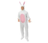 P'tit Clown re21126 - Disfraz de conejo blanco para adulto, talla L/XL