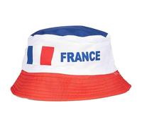 P'TIT CLOWN - Sombrero - Azul Blanco Rojo - Perfecto para apoyar a Francia en celebraciones y eventos deportivos - Poliéster - Varios modelos (Bob France)