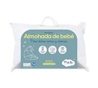 P'TIT LIT - Almohada para bebé | Cojín Infantil 40x60 cm - Funda 100% Algodón - Anti-ácaros - Hipoalergénico - Oeko Tex - Diseño Francés