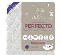 P'TIT LIT - Colchón bebé 60x120 cm - 2 Lados: ultratranspirable en Verano/cálido y Acogedor en Invierno - Antiácaros - Desenfundable - OekoTex® - Hecho en Europa