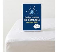 P'TIT Lit - Protector de colchón de 80 x 160 cm - Protector de colchón Impermeable - para Cama de cabaña, Lavable a 90 °C, Transpirable y silencioso, sin Tratamiento químico, Totalmente elástico