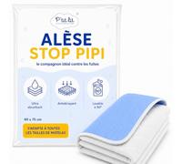 P'tit lit - Protector de colchón para bebé Stop Pipi | Impermeable Ultra Absorbente | Protector de colchón silencioso - Lavable a 90 °C - para todo tipo de dormir