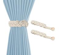 PTJJXA Alzapaños Magnetico para Cortinas, Sujeta Cortinas, Abrazaderas Cortinas, Recoge Cortinas, Lazos de Cortina, Retenedor de Cortina, Hebilla de Cortina, Curtain Tie Sin Taladro 2PCS