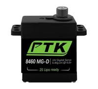 PTK 8460 MG-D 16g Metal Gear Digital servo Remote Control Model Car and Aircraft 450-volt Straight and Inclined Disc Glider (1pcs)