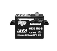 PTK 9732 MG-D High-Torque 65kg Metal Short Shaft Digital Servo 1/8 Scale Vehicle 8.4V (360°)