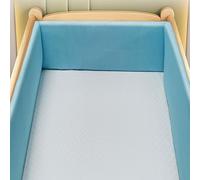 PTKG Chichonera Plegable con Bordes Acolchados ProteccióN Integral Revestimiento de Caja Suave Transpirable Alfombra AnticolisióN CojíN ProteccióN para Barandilla Blanda,12,180 * 30CM