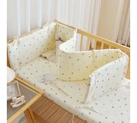 PTKG Cojín Barandilla De Seguridad para Niños, Protector De Cama, Suave Transpirable Alfombra Anticolisión para El Hogar Fácil, Cojín De Blanda, Fácil De Instalar para Evitar Colisiones,D2,150 * 28cm