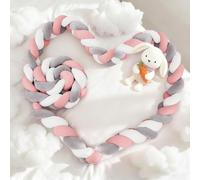 PTKG Cojines Cama Decorativos Trenzada Esponjosa Suministros para Dormitorio Adecuado Alfombra CojíN ProteccióN contra CaíDas Parachoques Almohada Suministros para,B12,450CM