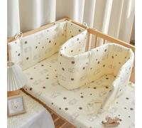 PTKG Parachoques Cuna Bebe Protecao Cama Bebe Barrera Seguridad NiñOs Cama CojíN Barandilla de Seguridad para NiñOs Alfombra AnticolisióN CojíN ProteccióN para,D12,180 * 28cm