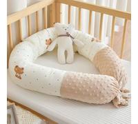 PTKG Puede Dispersar el Impacto para Formar una Estructura Amortiguadora en El Borde Barrera de Cama PortáTil Alfombra AnticolisióN CojíN Barrera de Cama Plegable,W18,220cm