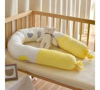 PTKG Puede Dispersar el Impacto para Formar una Estructura Amortiguadora en El Borde Barrera de Cama PortáTil Alfombra AnticolisióN CojíN Barrera de Cama Plegable,W28,180cm