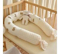 PTKG Puede Dispersar el Impacto para Formar una Estructura Amortiguadora en El Borde Barrera de Cama PortáTil Alfombra AnticolisióN CojíN Barrera de Cama Plegable,W29,180cm