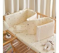 PTKG Revestimiento de Caja, Suave,Transpirable Protector para Proteger La DecoracióN ProteccióN Integral Almohadilla de Choque CojíN de Borde de AlgodóN Barandilla Blanda,B6,200 * 28cm