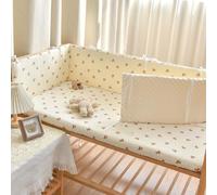 PTKG Suave Transpirable Alfombra Anticolisión,Cojín Barandilla De Seguridad para Niños El Hogar Fácil, Protector De Cama,Protección Integral para Evitar Colisiones,B5,180 * 28cm