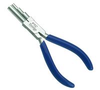 PTL de alicates para envolver y golpear con bucle, de tres etapas, punta redonda, varios tamaños, para manualidades, herramientas de fabricación de joyas (4 x 6 x 8 mm)