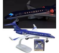 PTLYE Gulfstream G650 Modelo De Resina Jet Privado Avión De Aviación Avión De Avión Modelo A Escala 1: 250 con Soporte Coleccionables Y Decoración para Adultos Avión De Aviación Comercial,Azul
