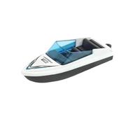 PTPTPTPT Mini Lancha Rápida De Aleación Modelo 1:64, Barco De Transporte De Yate De Metal, Modelo De Balsa Coleccionable, Decoración(White Speed Boat)