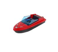 PTPTPTPT Mini Lancha Rápida De Aleación Modelo 1:64, Barco De Transporte De Yate De Metal, Modelo De Balsa Coleccionable, Decoración(Red Speed Boat)