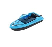 PTPTPTPT Mini Lancha Rápida De Aleación Modelo 1:64, Barco De Transporte De Yate De Metal, Modelo De Balsa Coleccionable, Decoración(Blue Speed Boat)
