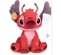 Pts Stitch LeRoy Rojo Peluche 20 Cm Con Sonido