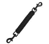 Ptwola Clip de seguridad para collar de perro con doble cierre, collar de correa de metal, conector hecho a mano, cordón trenzado, collar de punta, gancho de respaldo suave para hombres y mujeres