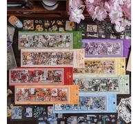 Ptyism 556 Pcs/48 Hojas Pegatinas Scrapbooking，Pegatinas Bullet Journal stickers Scrapbooking Para Material de Scrapbooking Bullet Journal etc