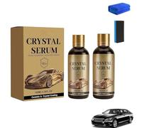 PTZ Crystal Serum for Cars - Advanced Graphene Ceramic Coating for Cars, DIY Crystal Serum for Auto Paint, Glass & Wheels (2pc)