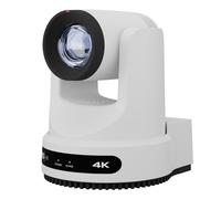 PTZOptics Move 4K, telecamera PTZ di terza generazione, zoom ottico 20X bianco