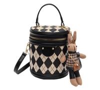 PU Crosbody Bag - Elegant Mini Bucket Purse | Trendy Casual Shoulder Tote with Drawstring Closure, Soft Textured Material, Sleek Modern Fashion Accessory for Business Meetings, Outdoor Gatherings