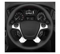 PU Funda Volante para Ford para Transit para Connect Tourneo Personalizado para Grand Tourneo Connect 2014-2020 Cubierta Volante del Coche Cuero Artificial Negro Suave Interiores Volante Coche (Color