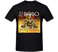 PU KOU DJ Bobo Fantasy Tall O-Neck 100% Cotton Short Sleeve Unisex T-Shirt XXXL