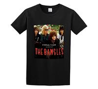 PU KOU Eternal Flame The Best of The Bangles Unisex 100% Cotton Short-Sleeve T-Shirts Black XL