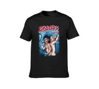 PU KOU Exodus Bonded by Blood Unisex 100% Cotton Short-Sleeve T-Shirts Black S