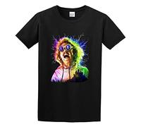 PU KOU Guy Gene Wilder Young Frankenstein Its Alive Unisex 100% Cotton Short-Sleeve T-Shirts Black S