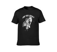 PU KOU League of Gentlemen Tubs & Edward Tattsyrup Are You Local ? Unisex 100% Cotton Short-Sleeve T-Shirts Black M