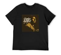 PU KOU Limited NWT Gordon Lightfoot The Complete Singles 1970-1980 T Shirt Black M